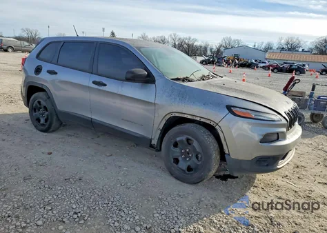 2014 Jeep Cherokee Sport z USA, uszkodzony, nr VIN 1C4PJLAB5EW319248